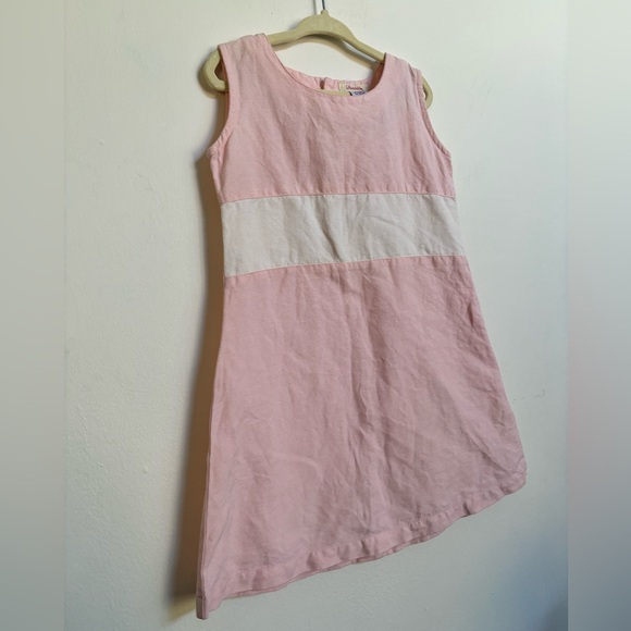Sweetdil vintage linen dress for little girls size 4 - Picture 5 of 9